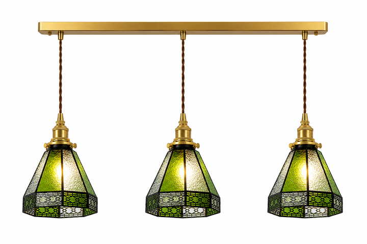 Green Tiffany Pendant Light