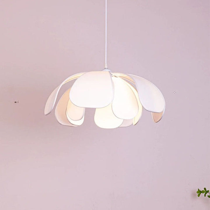 Modern Pendant Light with Petal-Shaped Shade