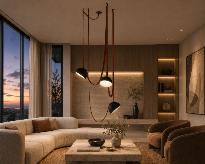 Modern Multi-Light Pendant Ceiling Fixture