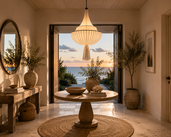 DUNE - Ivory Lotus Pendant Light