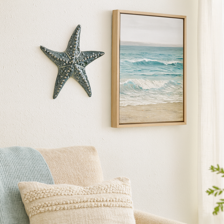 Ceramic Starfish Wall Decor