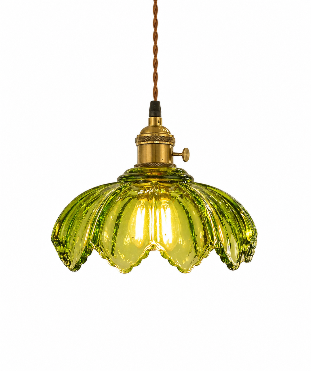 Antique-Style Glass Pendant