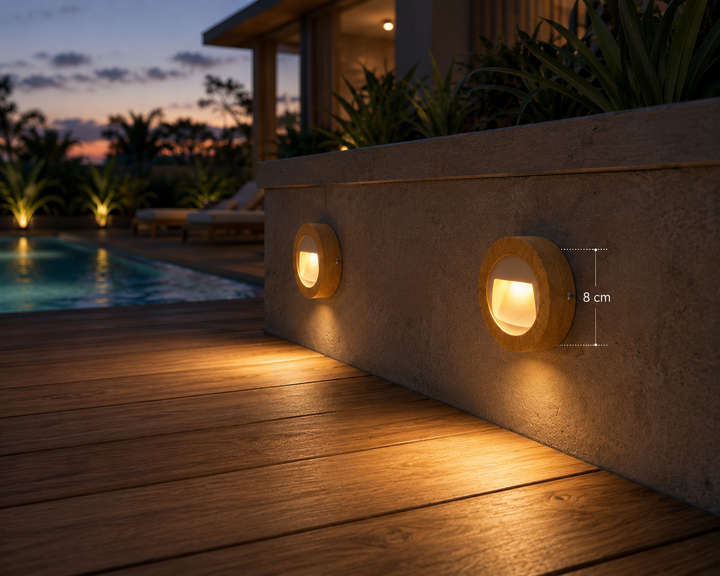Luna Step Wall Light For Outdoor and Indoor applications