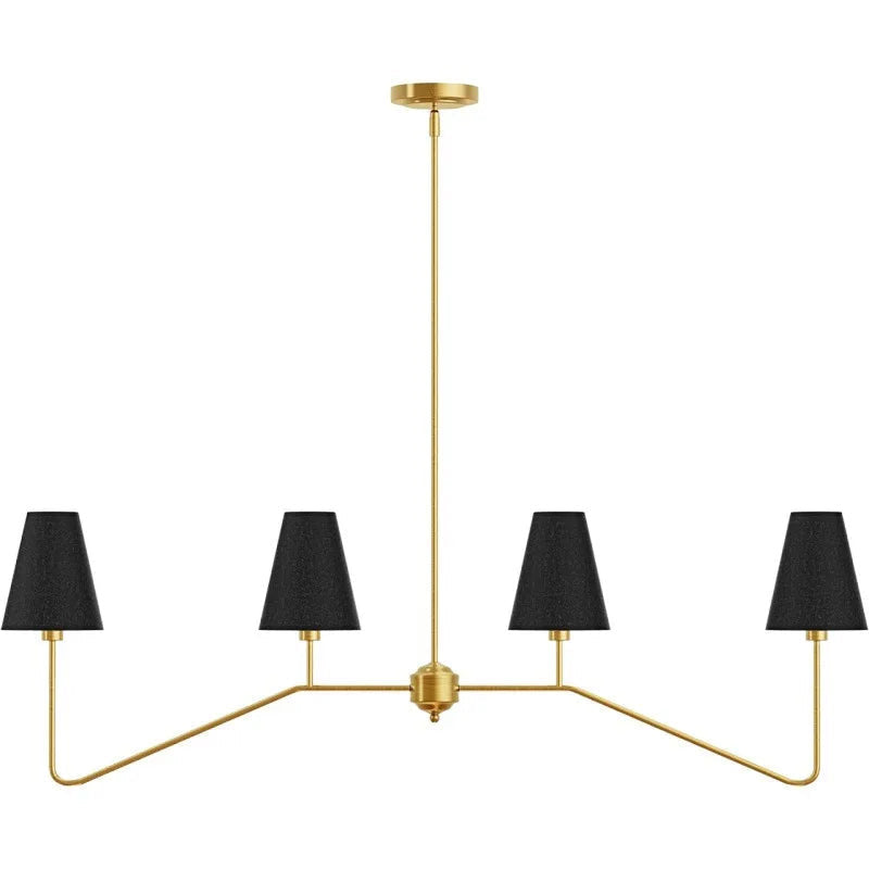Modern 4-Light Chandelier