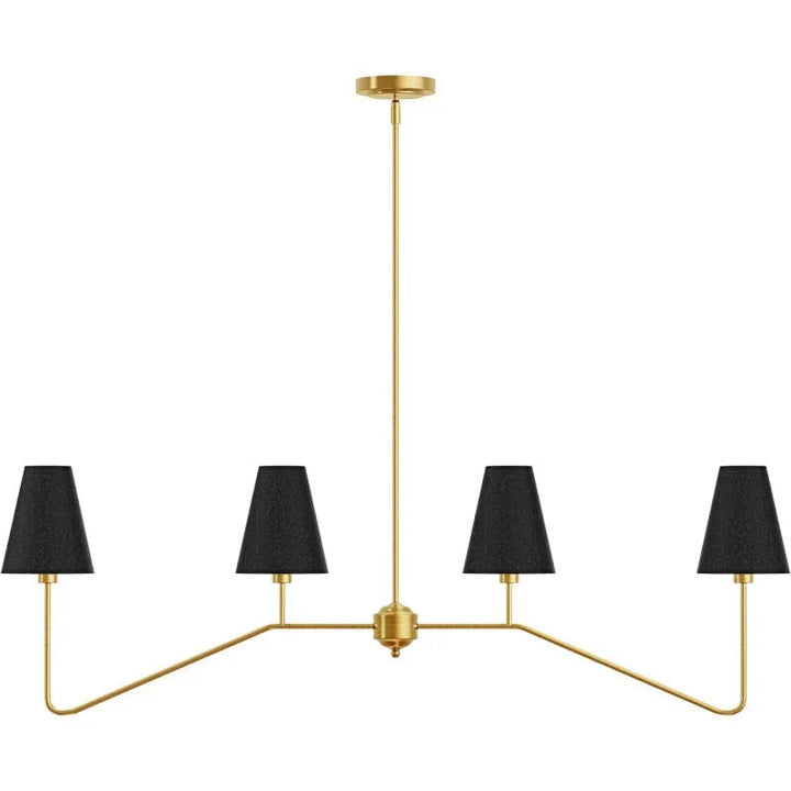 Modern 4-Light Chandelier