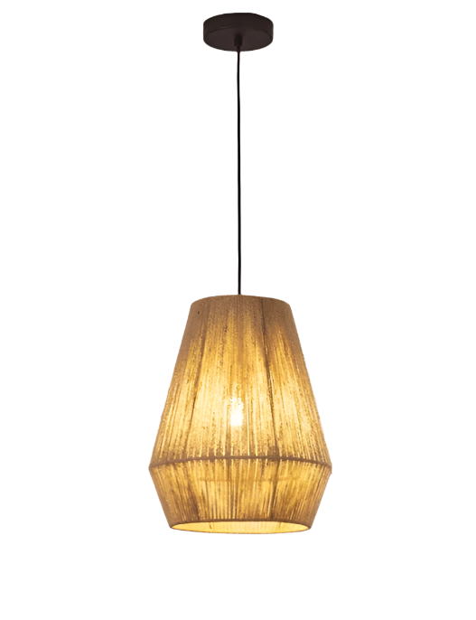 Rustic Woven Pendant Light