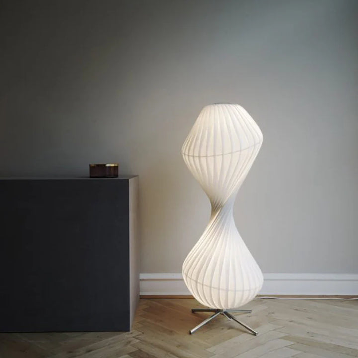 Modern TWIST Sculptural Pendant & floor Light