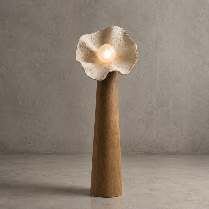 Organic Floral Sculptural Floor Lamp