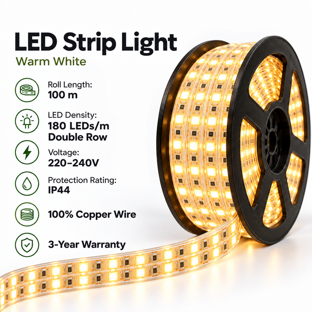 Flexible LED Strip Light Reel – Multiple Colors-double