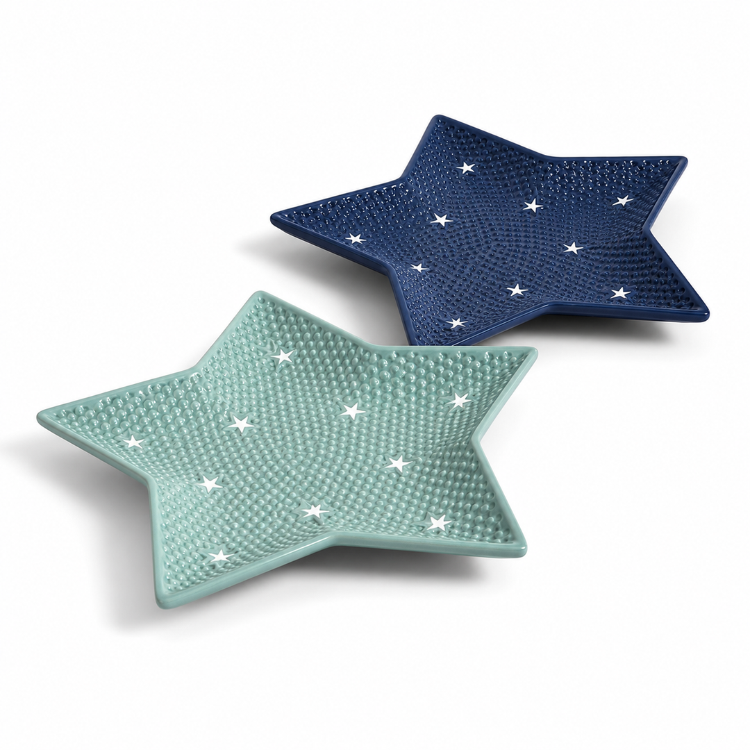 Star-Shaped Decorative Snack Bowl
