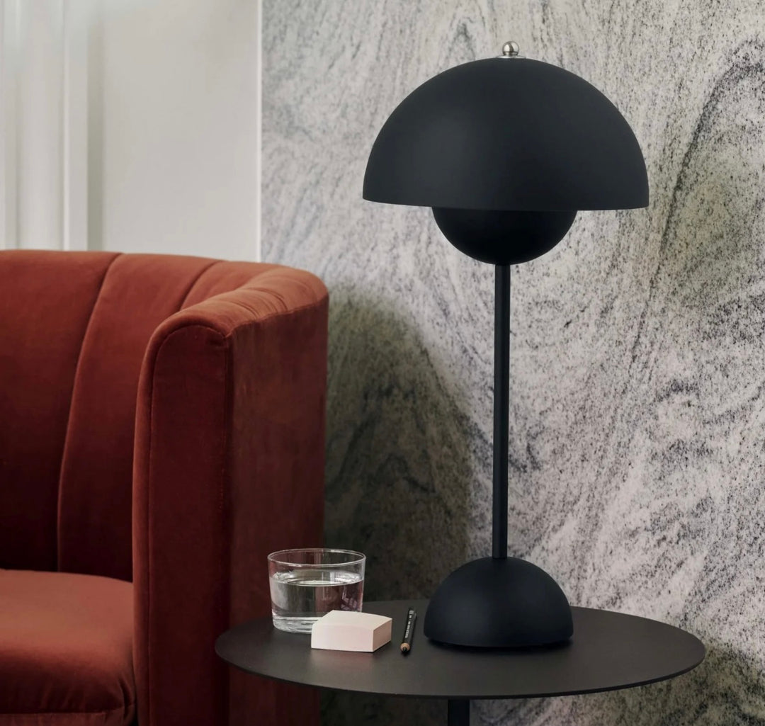 🍄 Modern Mushroom Dome RECHARGEABLE Table Lamp – Retro Charm Meets Contemporary Style