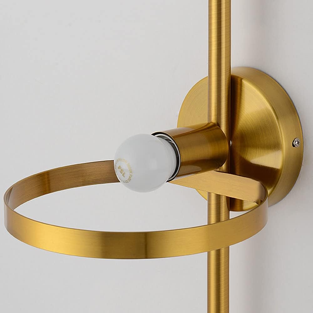 Modern Gold Globe Wall Sconce