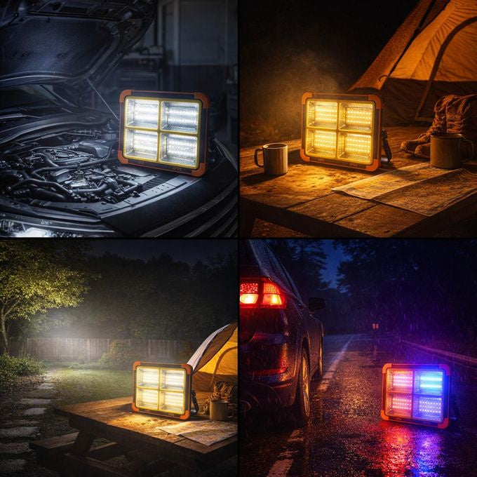 Portable Rechargeable LED Camping Floodlight