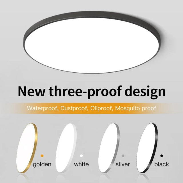 Minimalist Ceiling LED Light - in 4 COLORS