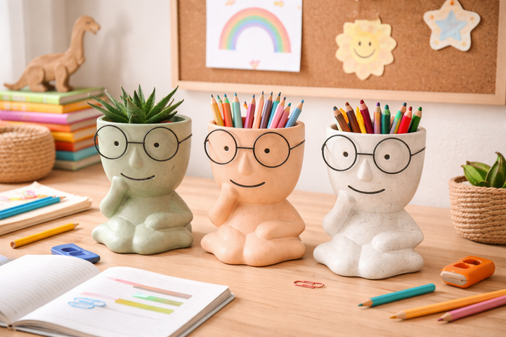 Cute Face Planter Pots