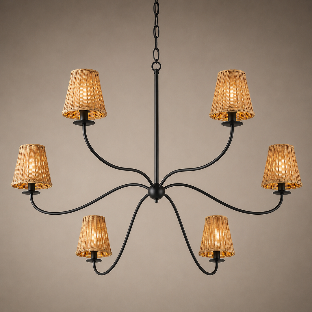 Minimalist Sprawling Chandelier for Living Room