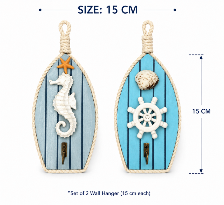 Seahorse Wall Hook set of 2
