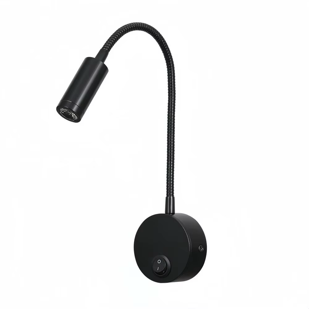 Modern Bedside Wall Light with a Flexible Arm (40 cm)