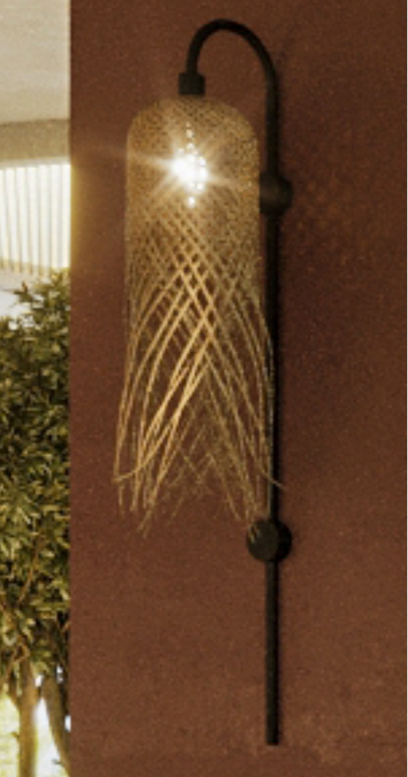 Bohemian Woven Rattan Pendant Light with Fringe Detailing