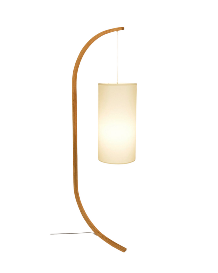 Minimalist Wooden Floor Lamp