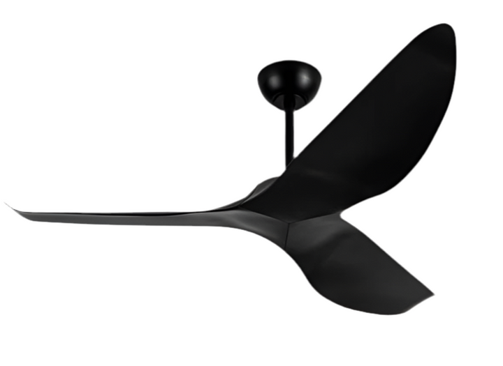 Sleek Black Ceiling Fan with Minimalist Design