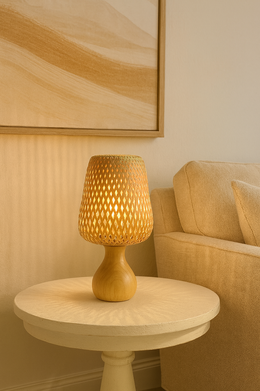 Classic Woven Table Lamp