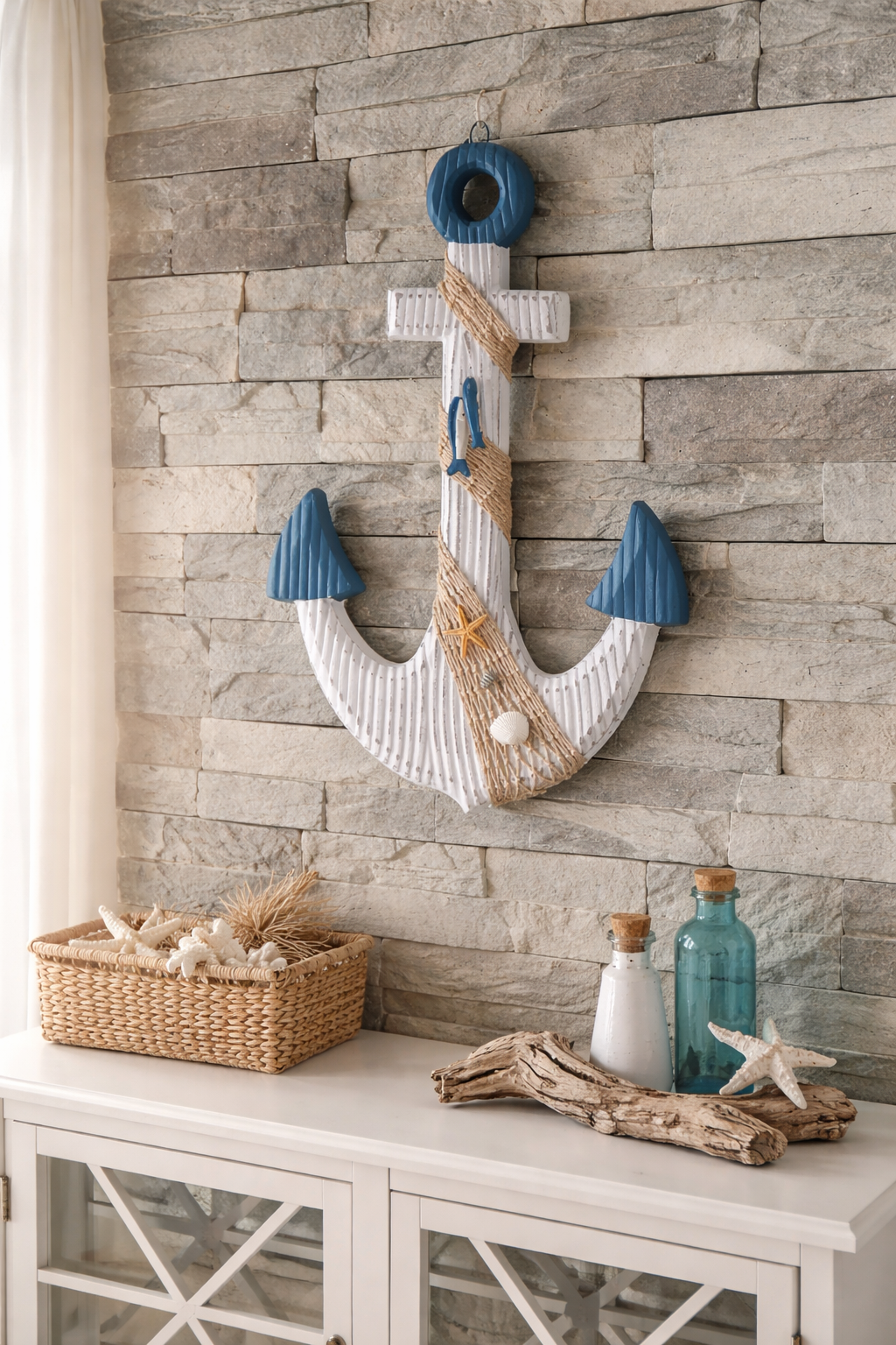 Coastal Anchor Wall Décor