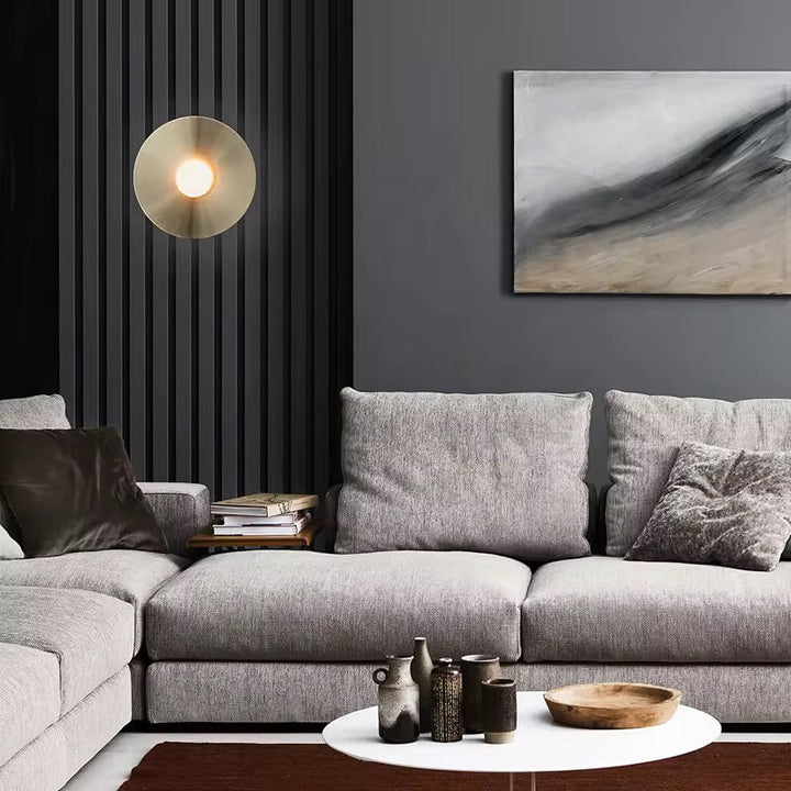 Modern Brass Wall Light