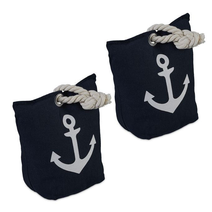 Navy Anchor Door Stopper
