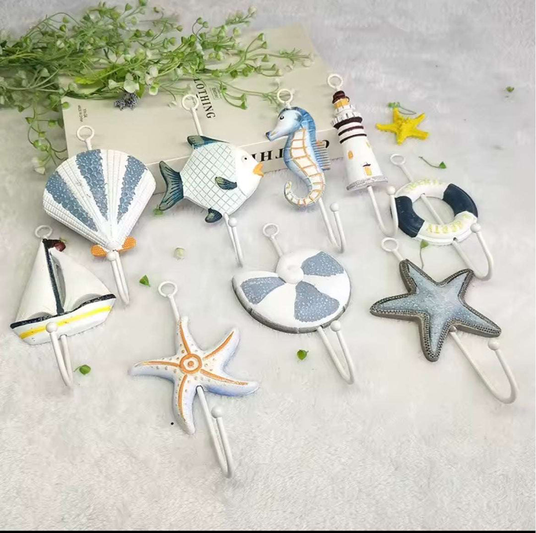 Nautical Wall Hooks Set of 3