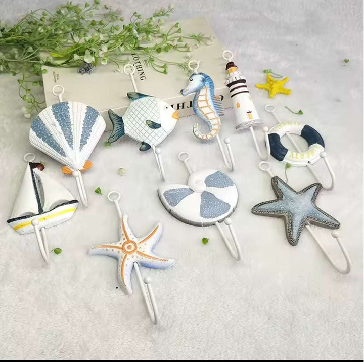 Nautical Wall Hooks Set of 3