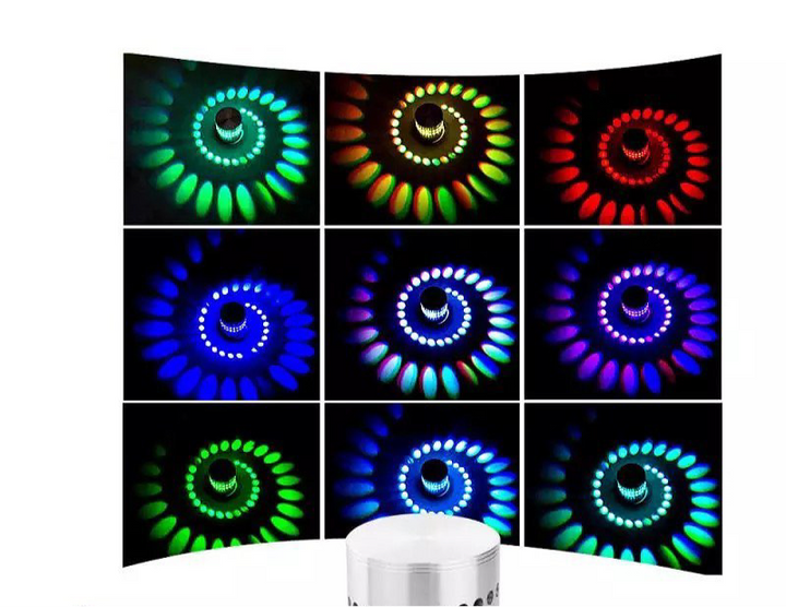 Modern LED Decorative Wall Light with Circular Shadow Effect