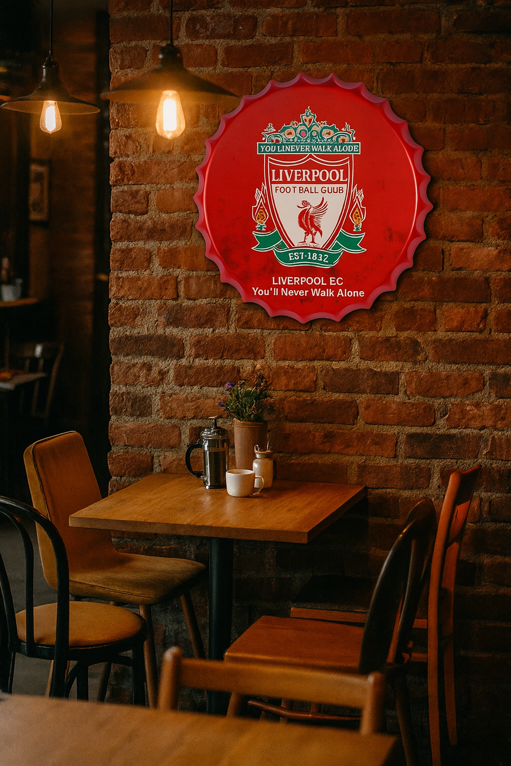 Liverpool - Bottle Cap Wall Art
