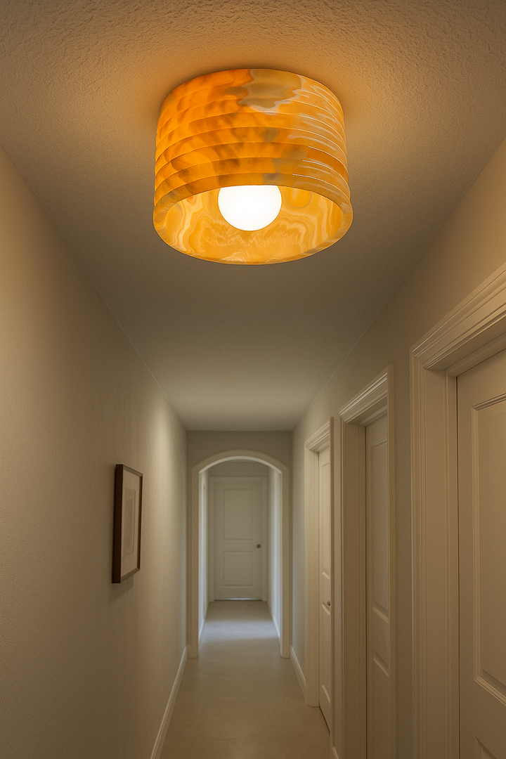 Alabaster Ceiling Light