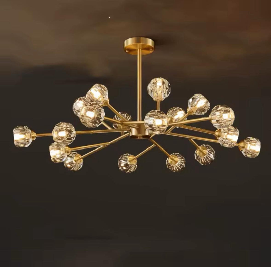 Modern Gold Branch Chandelier