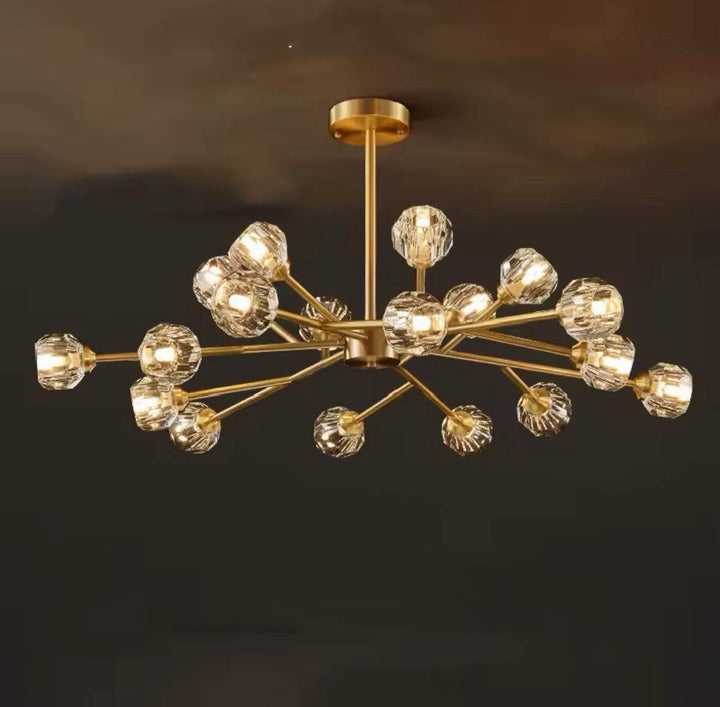 Modern Gold Branch Chandelier