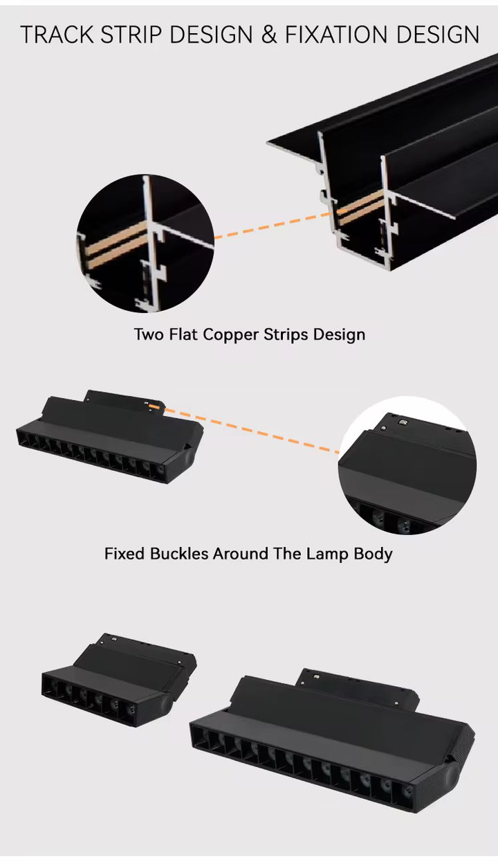 MAGNETIC Track Spotlight & All Accessories
