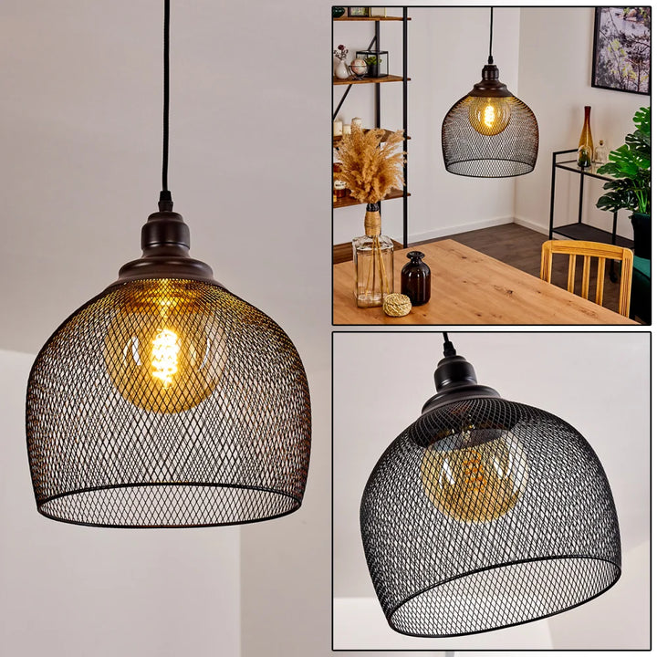 Industrial Mesh Pendant Light