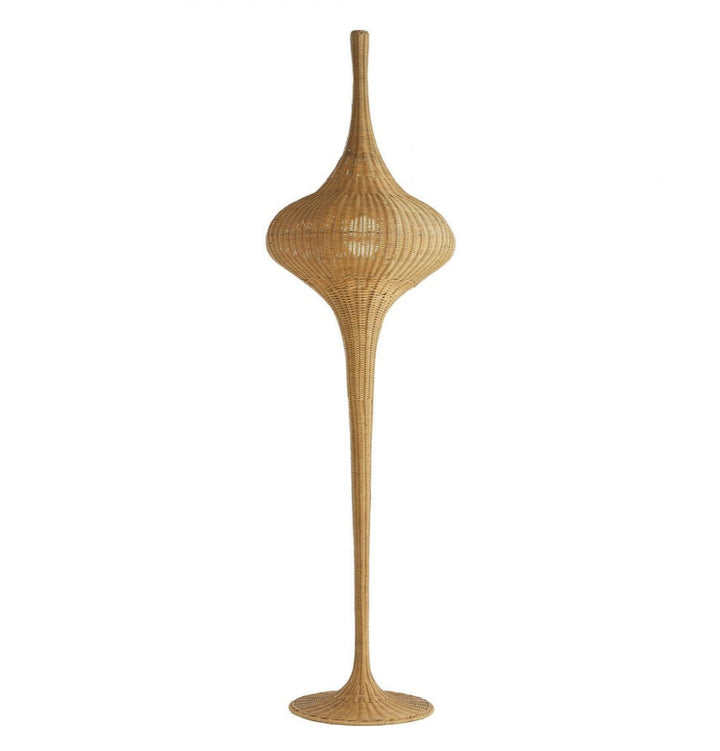 Rustic Woven Natural Floor Lamp