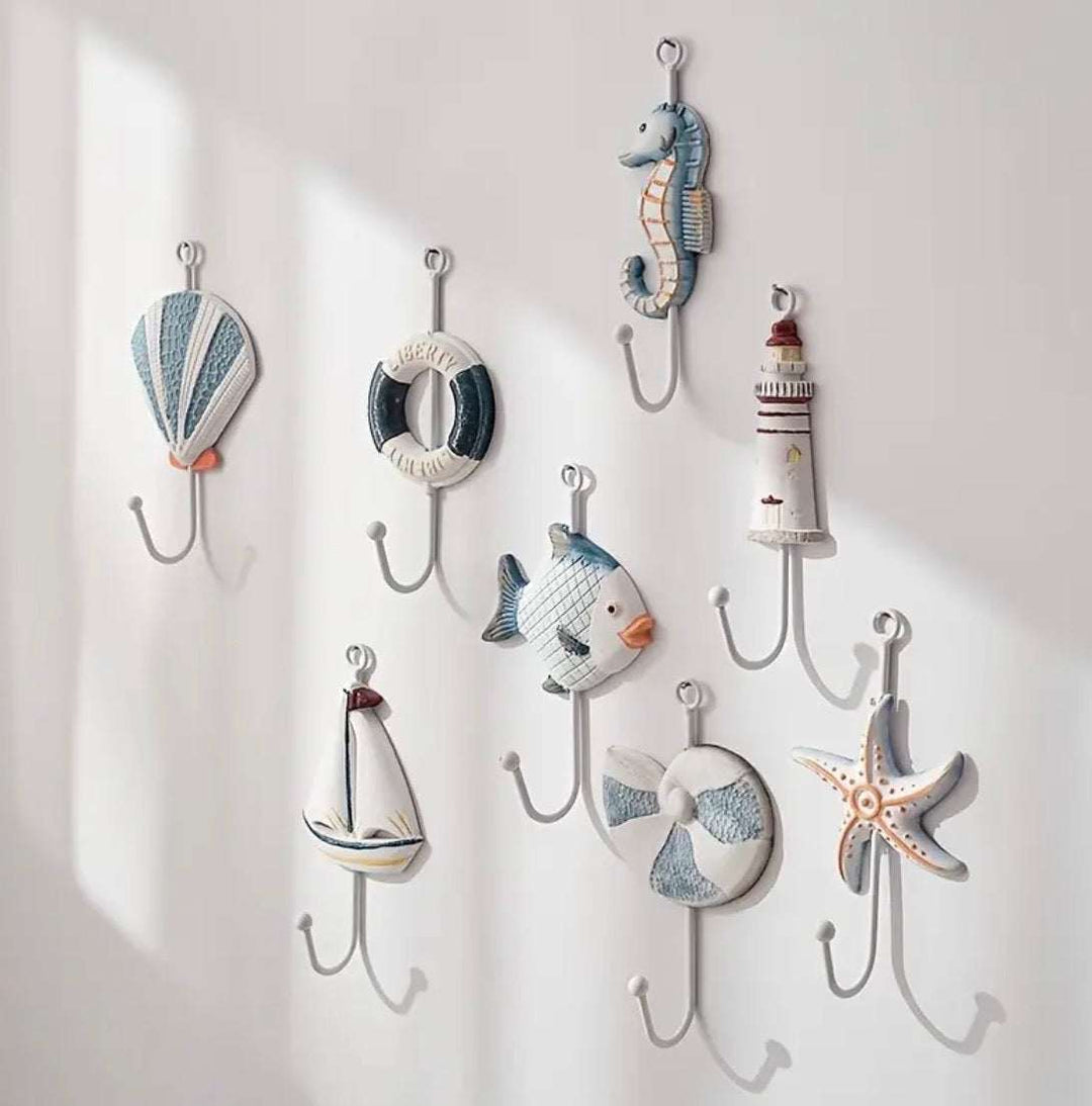 Nautical Wall Hooks Set of 3
