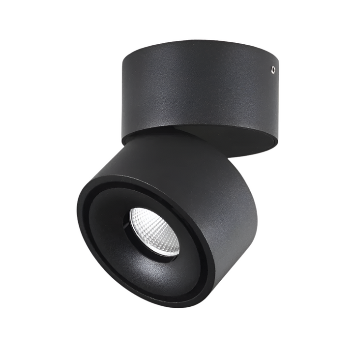 Adjustable Black 20W LED Ceiling Spotlight