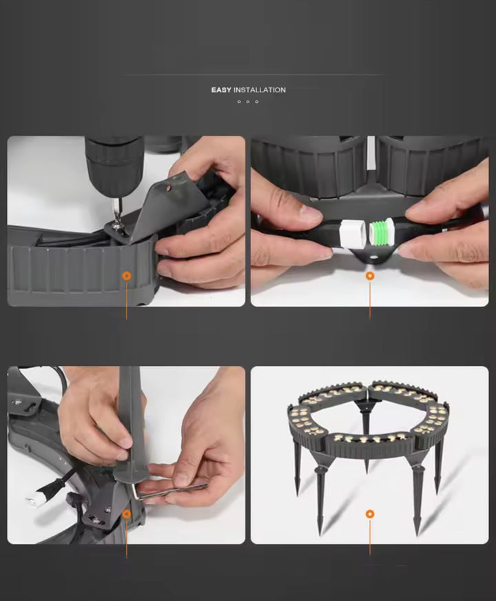 Outdoor Tree Ring Light
