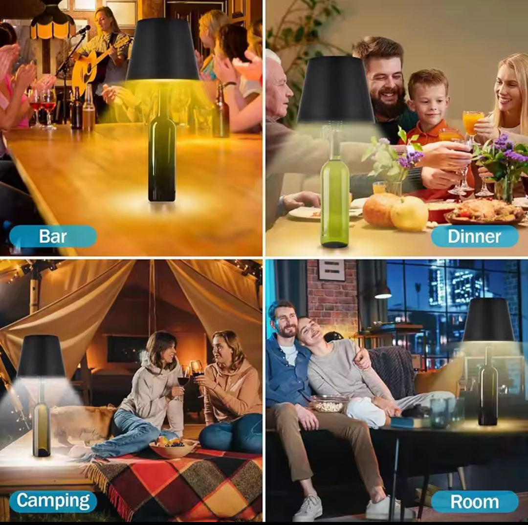 Touch Bottle-Top LED Rechargeable Table Lamp