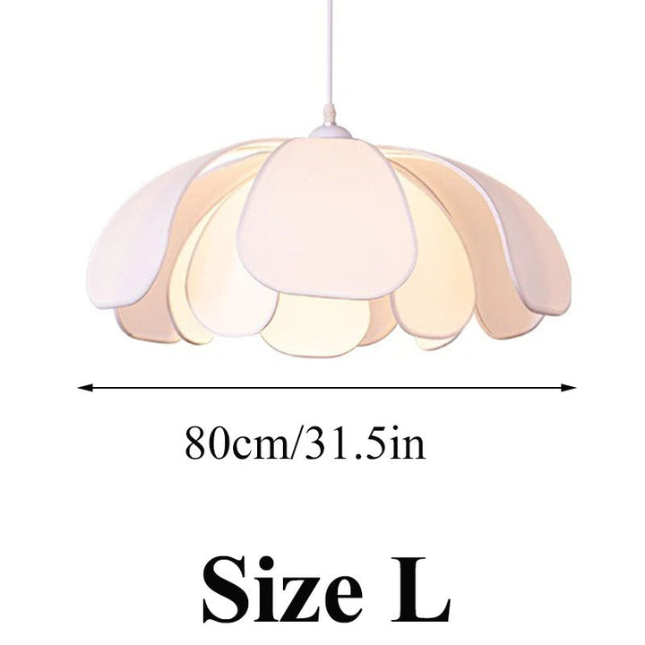 Modern Pendant Light with Petal-Shaped Shade