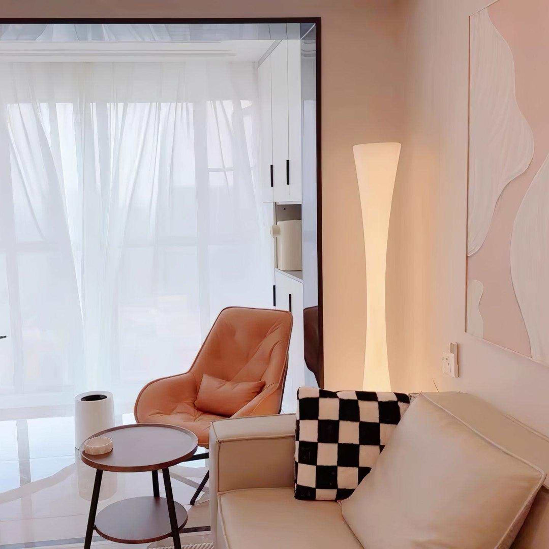 Luma Twist - Modern Sculptural LED outdoor Floor Lamp