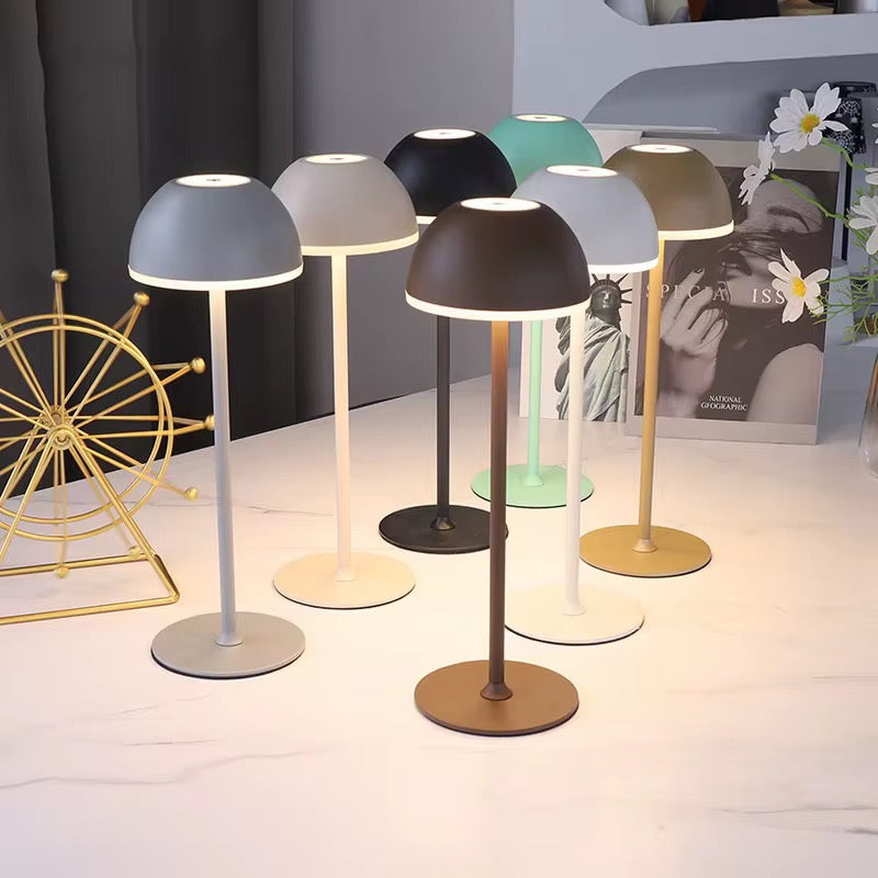 Modern Rechargeable LED Table Lamp - Touch Dimmable with USB-C Charging
