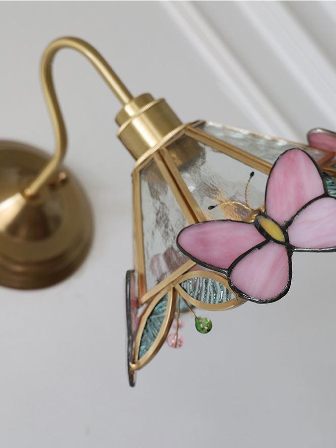 Butterfly Tiffany Wall Light
