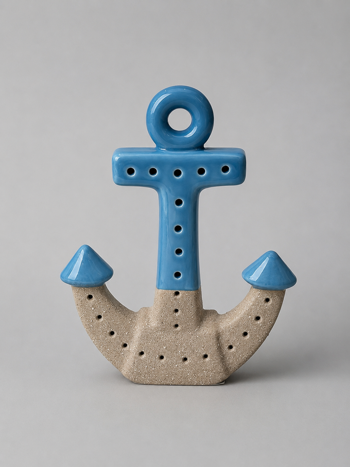Ceramic Anchor Ornament