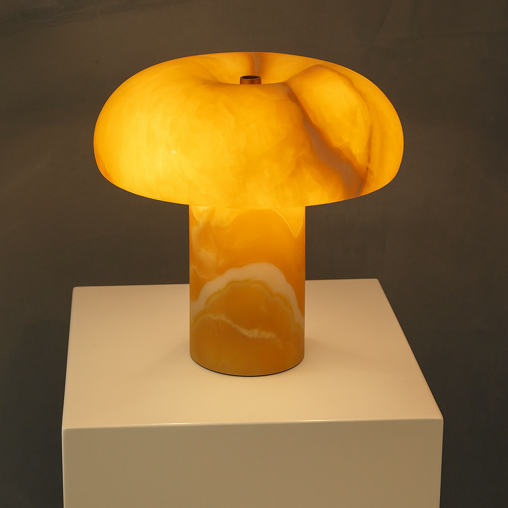 Alabaster Stone Table Lamp