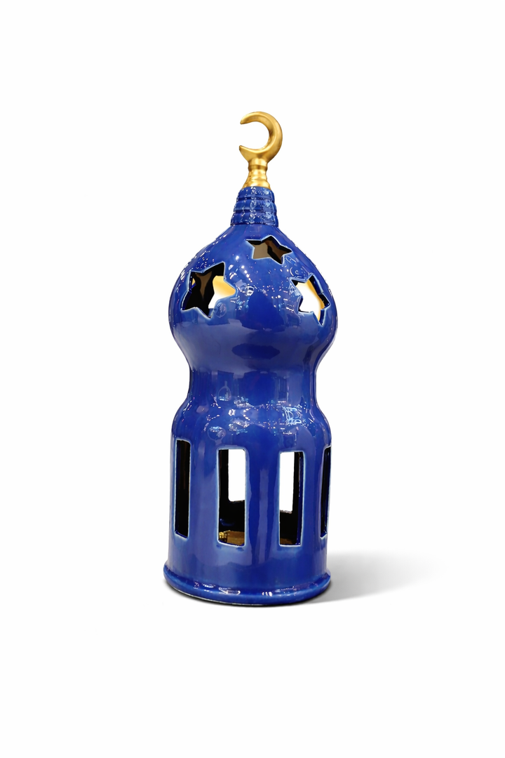 Hilal Glow Ceramic Ramadan Lantern